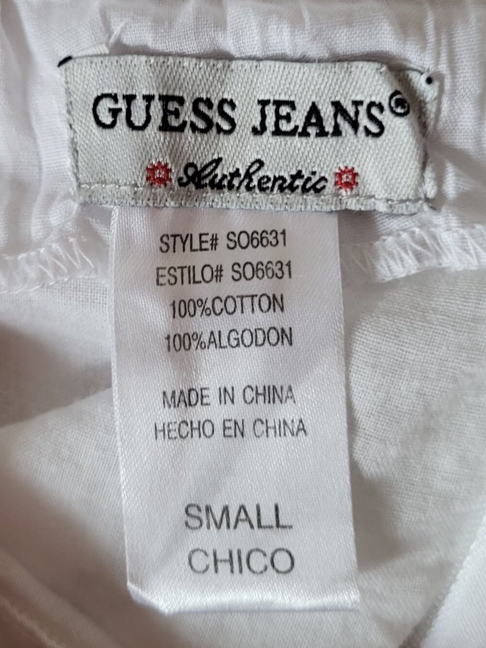 GUESS White Lightweight spring summer Skirt Midi - Picture 13 of 13